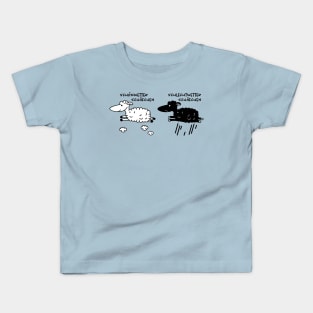 like the weather. That shows the black or white sheep. Kids T-Shirt